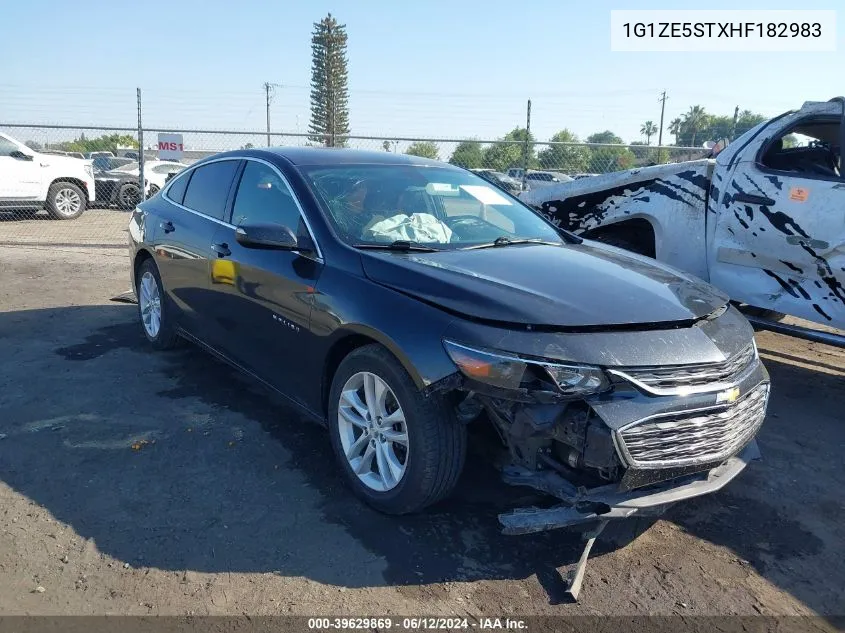 2017 Chevrolet Malibu 1Lt VIN: 1G1ZE5STXHF182983 Lot: 39629869