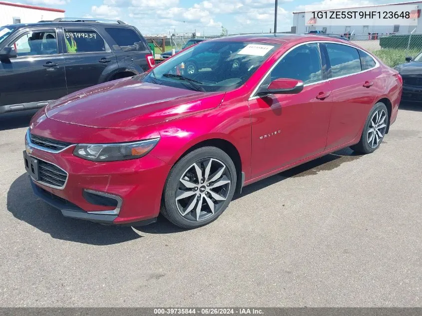 1G1ZE5ST9HF123648 2017 Chevrolet Malibu 1Lt