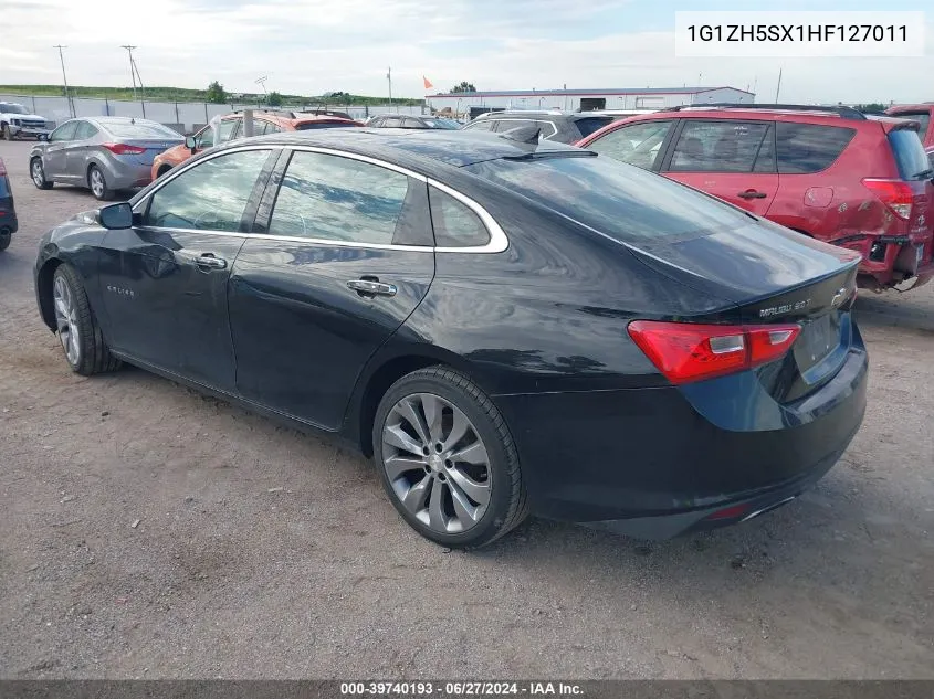 1G1ZH5SX1HF127011 2017 Chevrolet Malibu Premier