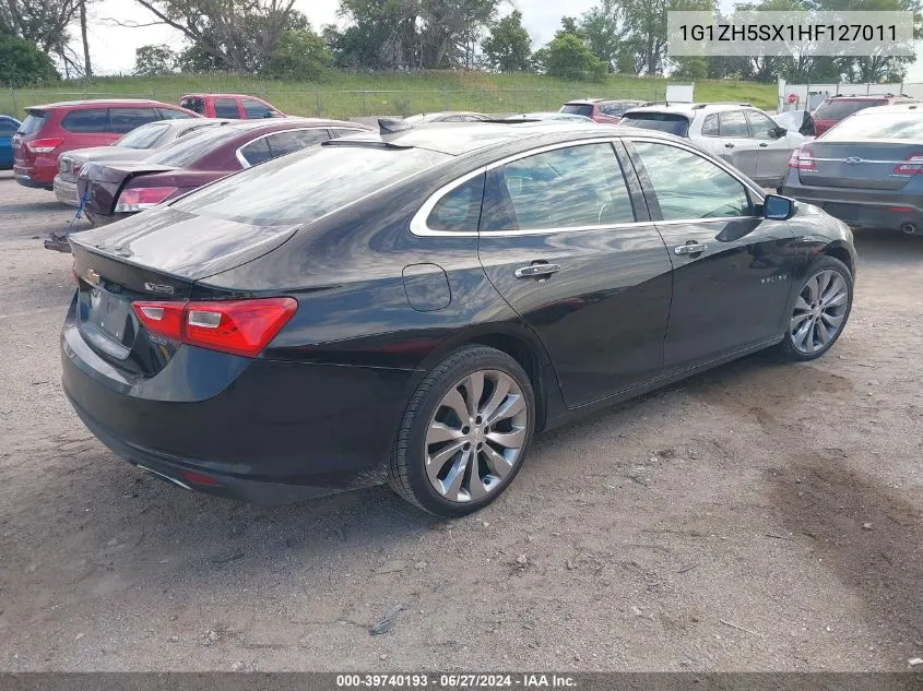 1G1ZH5SX1HF127011 2017 Chevrolet Malibu Premier