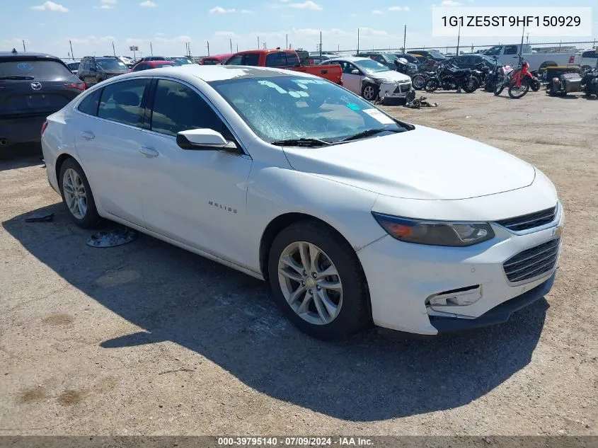 2017 Chevrolet Malibu 1Lt VIN: 1G1ZE5ST9HF150929 Lot: 39795140