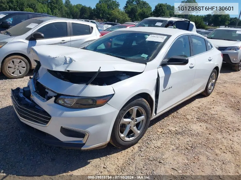 2017 Chevrolet Malibu Ls VIN: 1G1ZB5ST6HF130601 Lot: 39818754