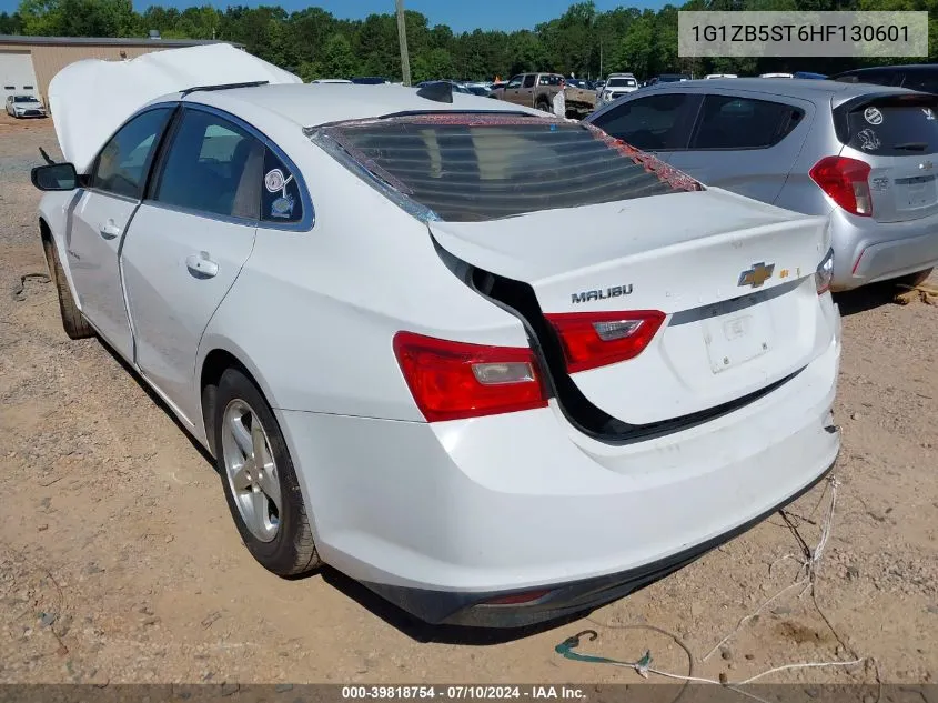 2017 Chevrolet Malibu Ls VIN: 1G1ZB5ST6HF130601 Lot: 39818754