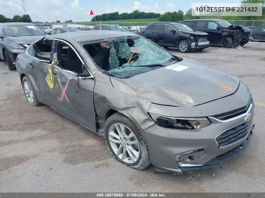 1G1ZE5ST5HF221432 2017 Chevrolet Malibu 1Lt