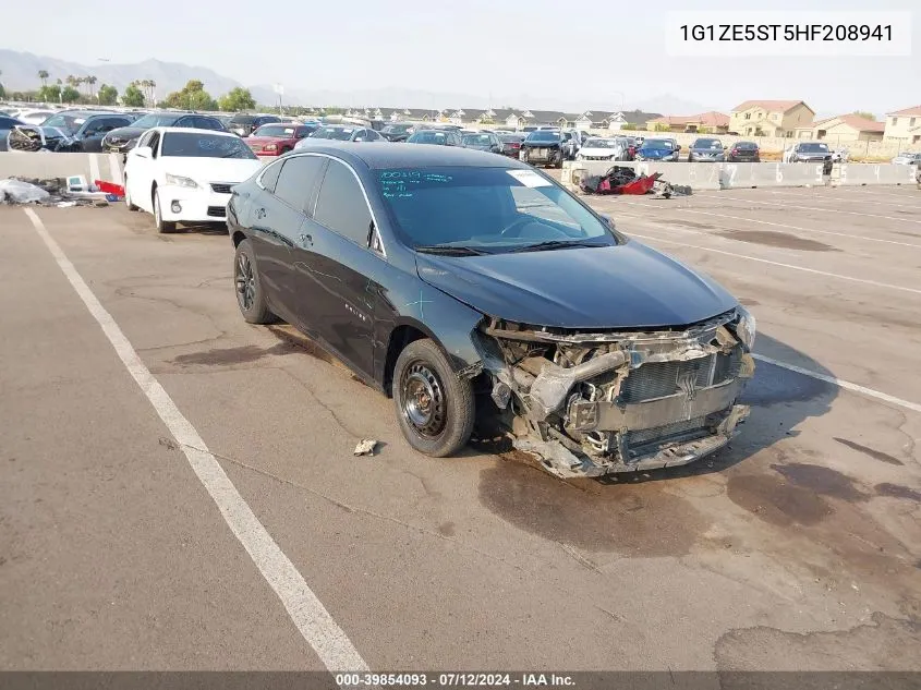 1G1ZE5ST5HF208941 2017 Chevrolet Malibu 1Lt