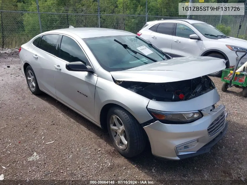 2017 Chevrolet Malibu Ls VIN: 1G1ZB5ST9HF131726 Lot: 39864148