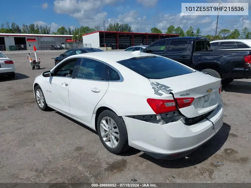 2017 Chevrolet Malibu 1Lt VIN: 1G1ZE5ST9HF215536 Lot: 39869852