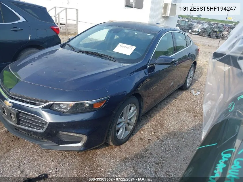 2017 Chevrolet Malibu 1Lt VIN: 1G1ZE5ST5HF194247 Lot: 39909552