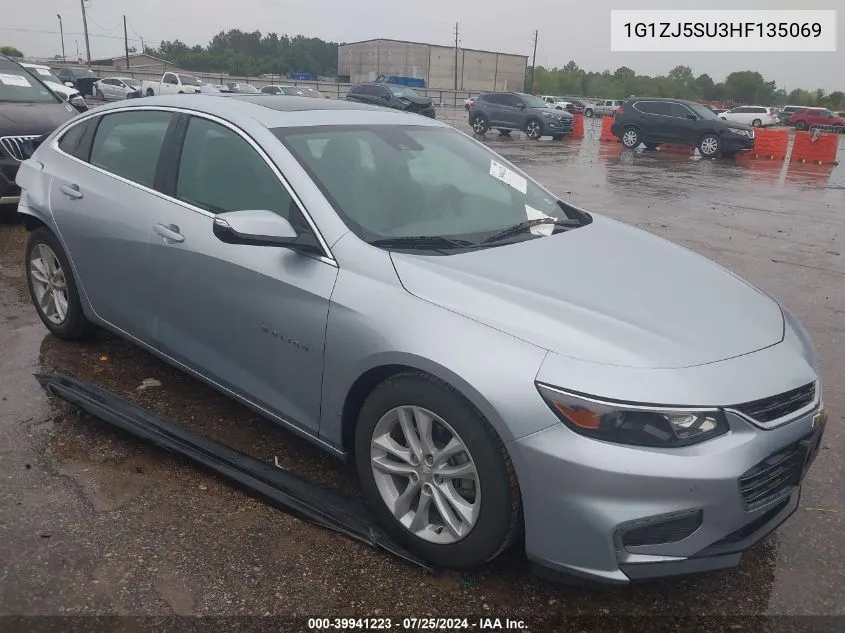 2017 Chevrolet Malibu Hybrid VIN: 1G1ZJ5SU3HF135069 Lot: 39941223