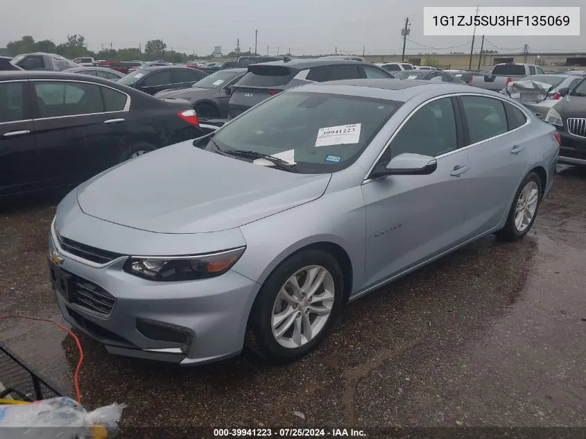 2017 Chevrolet Malibu Hybrid VIN: 1G1ZJ5SU3HF135069 Lot: 39941223