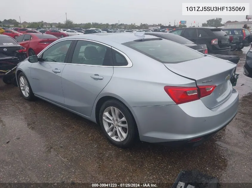 2017 Chevrolet Malibu Hybrid VIN: 1G1ZJ5SU3HF135069 Lot: 39941223