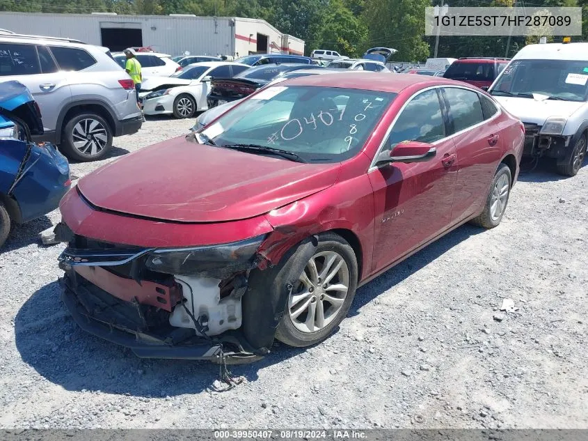 2017 Chevrolet Malibu 1Lt VIN: 1G1ZE5ST7HF287089 Lot: 39950407