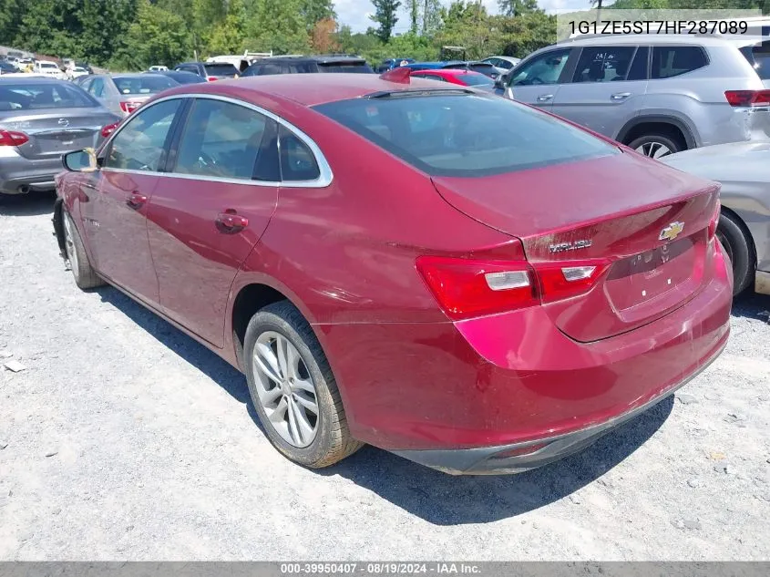 2017 Chevrolet Malibu 1Lt VIN: 1G1ZE5ST7HF287089 Lot: 39950407