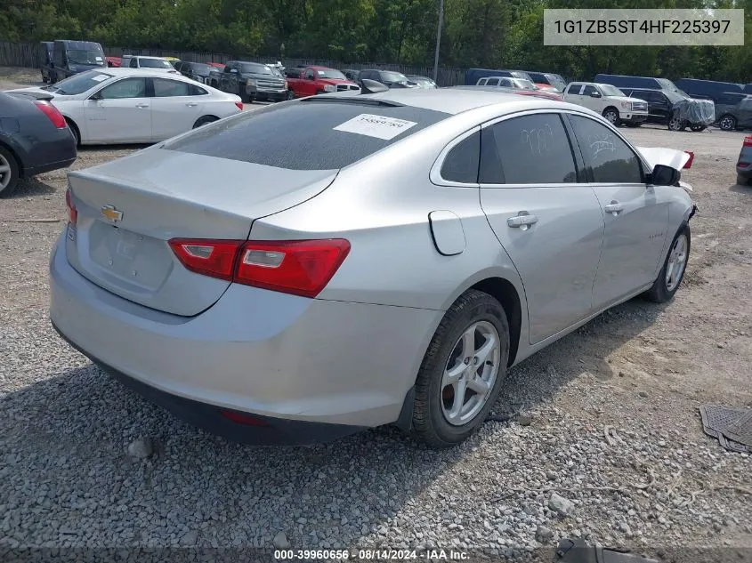 2017 Chevrolet Malibu Ls VIN: 1G1ZB5ST4HF225397 Lot: 39960656