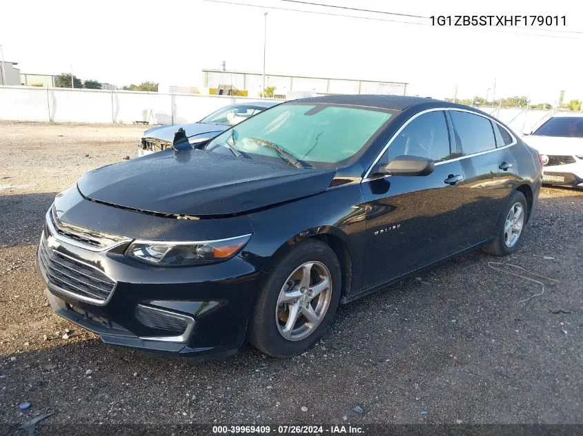 1G1ZB5STXHF179011 2017 Chevrolet Malibu Ls