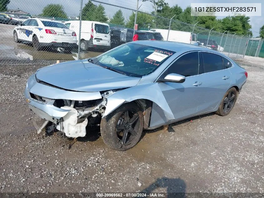 2017 Chevrolet Malibu 1Lt VIN: 1G1ZE5STXHF283571 Lot: 39969562