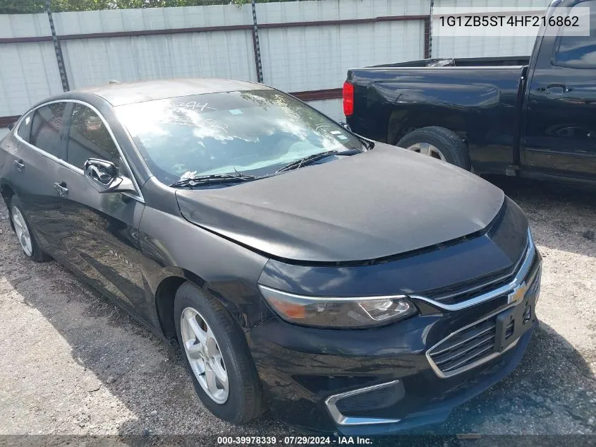 2017 Chevrolet Malibu Ls VIN: 1G1ZB5ST4HF216862 Lot: 39978339