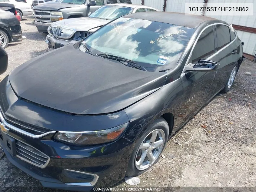 1G1ZB5ST4HF216862 2017 Chevrolet Malibu Ls