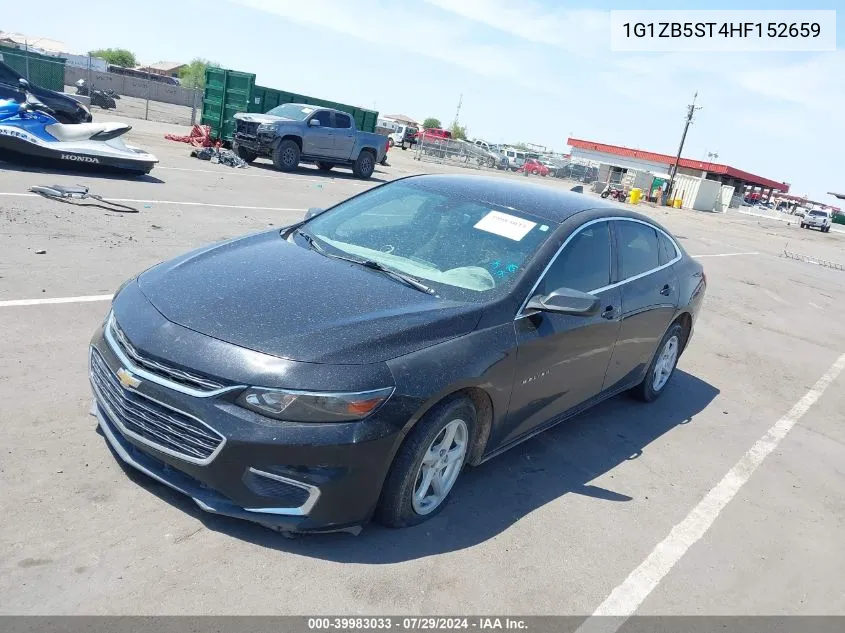 2017 Chevrolet Malibu Ls VIN: 1G1ZB5ST4HF152659 Lot: 39983033