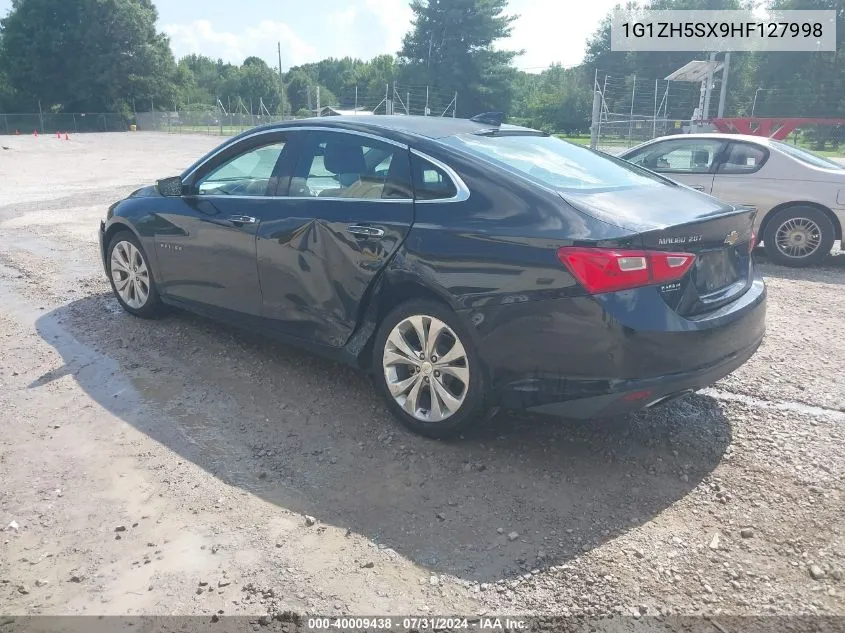 2017 Chevrolet Malibu Premier VIN: 1G1ZH5SX9HF127998 Lot: 40009438