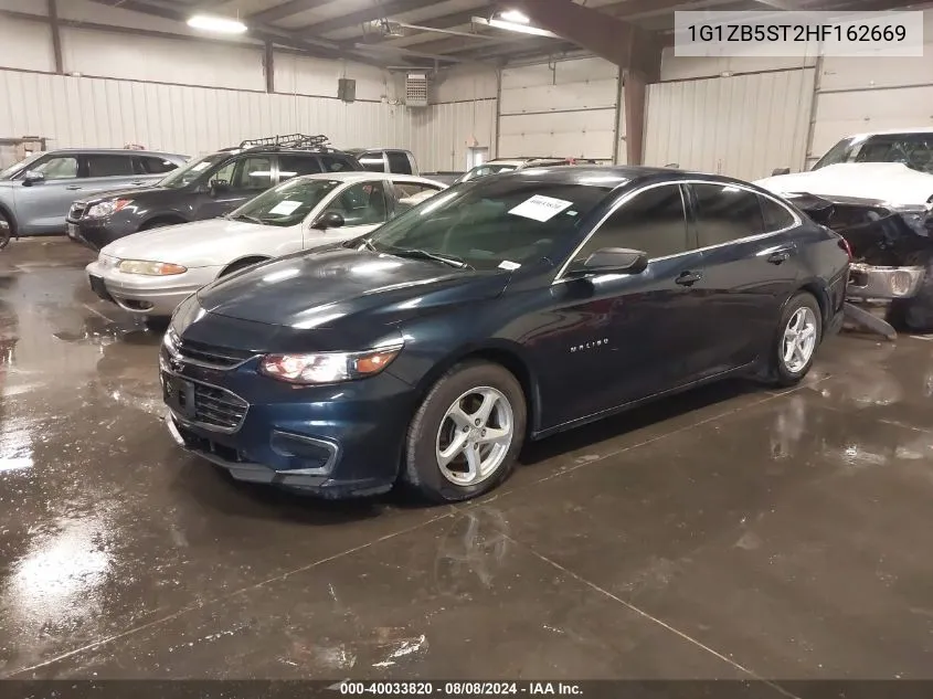 2017 Chevrolet Malibu Ls VIN: 1G1ZB5ST2HF162669 Lot: 40033820