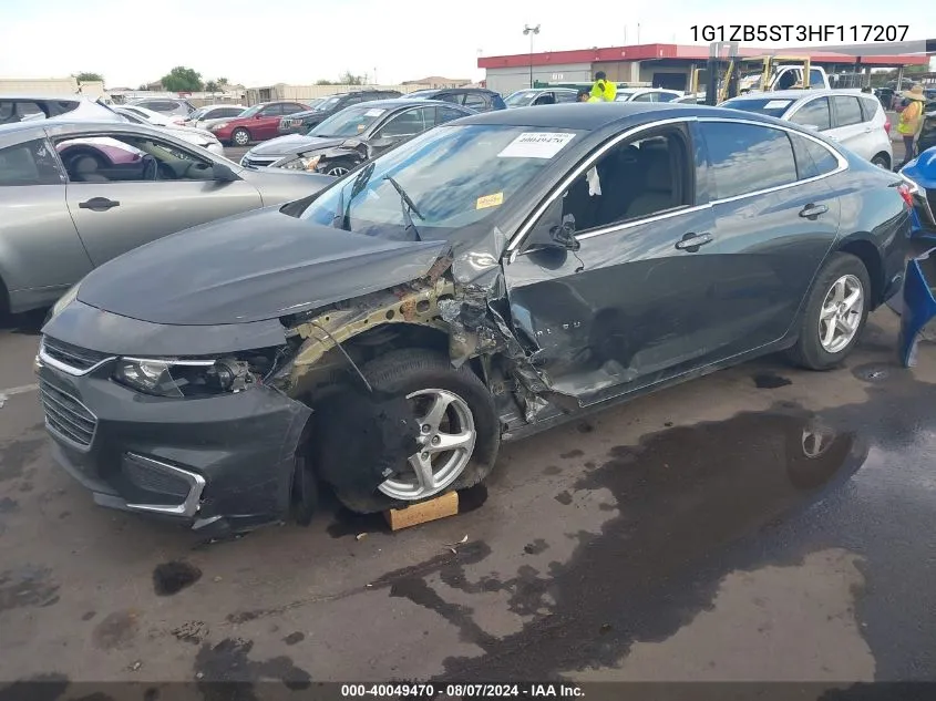 1G1ZB5ST3HF117207 2017 Chevrolet Malibu Ls