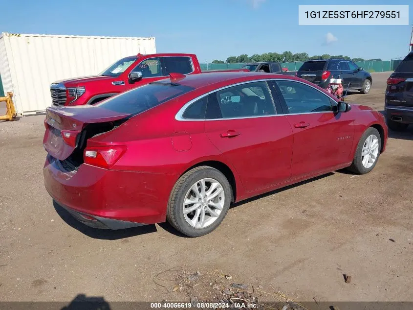 1G1ZE5ST6HF279551 2017 Chevrolet Malibu 1Lt