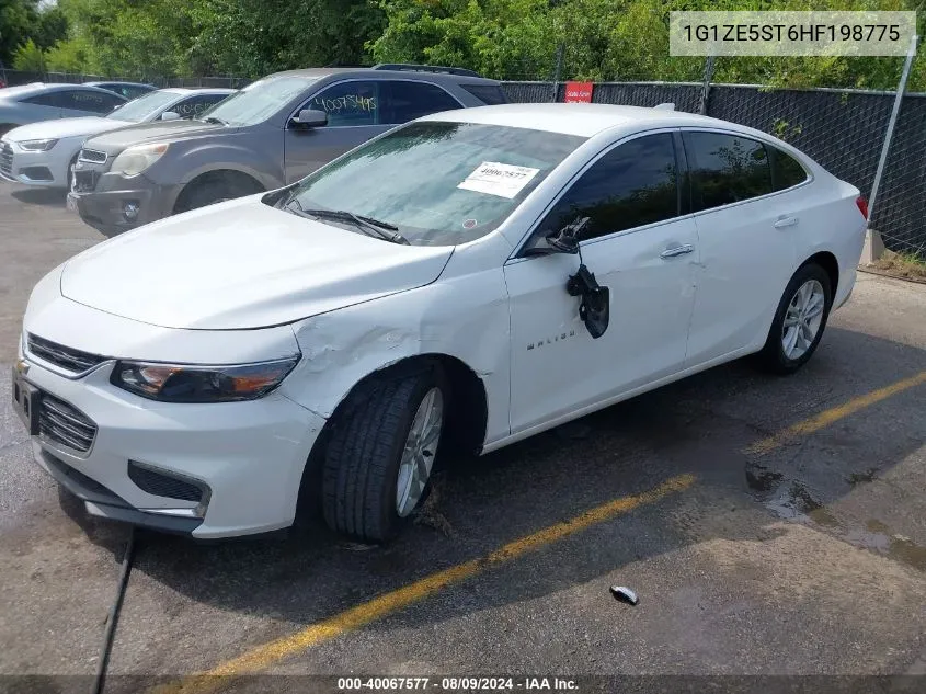 2017 Chevrolet Malibu 1Lt VIN: 1G1ZE5ST6HF198775 Lot: 40067577