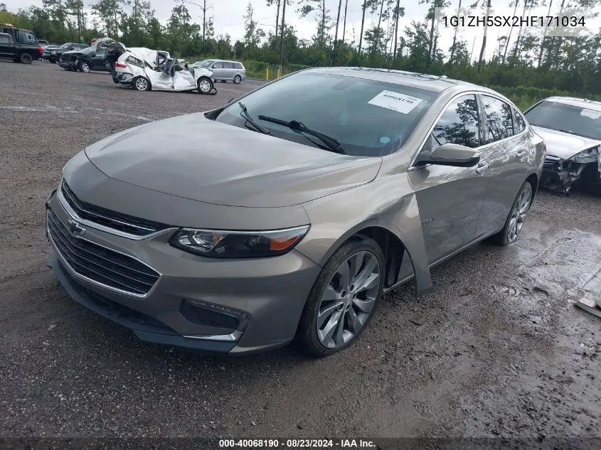 1G1ZH5SX2HF171034 2017 Chevrolet Malibu Premier