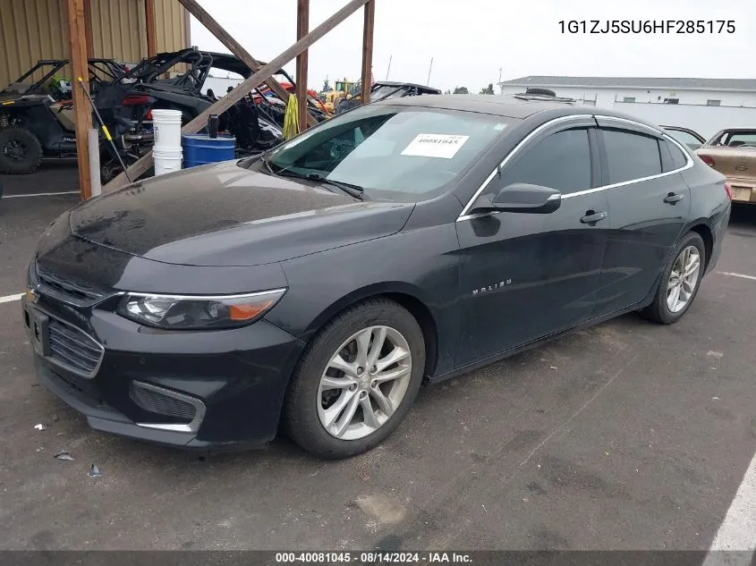 2017 Chevrolet Malibu Hybrid VIN: 1G1ZJ5SU6HF285175 Lot: 40081045