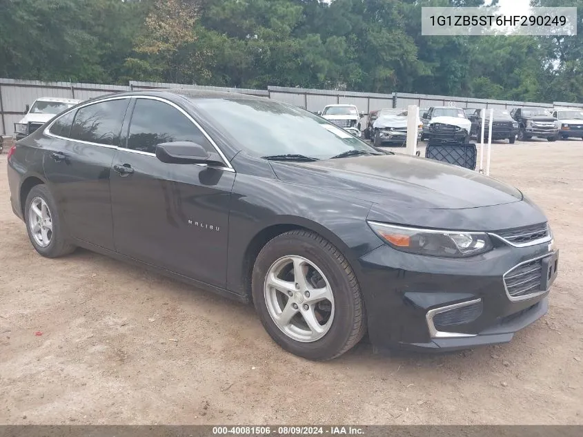 2017 Chevrolet Malibu Ls VIN: 1G1ZB5ST6HF290249 Lot: 40081506