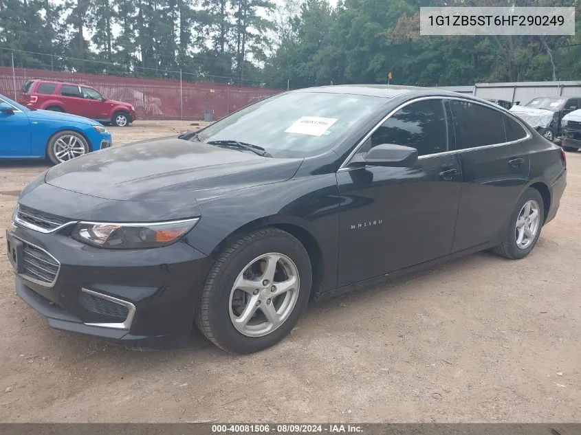 2017 Chevrolet Malibu Ls VIN: 1G1ZB5ST6HF290249 Lot: 40081506