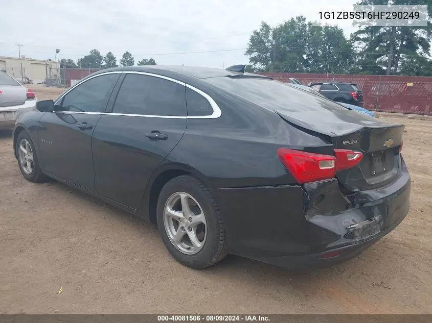 2017 Chevrolet Malibu Ls VIN: 1G1ZB5ST6HF290249 Lot: 40081506