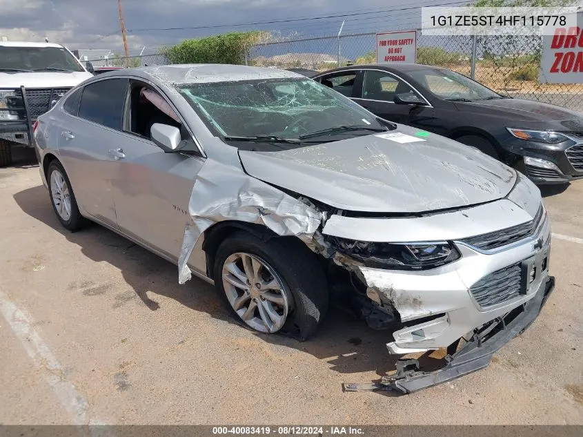 1G1ZE5ST4HF115778 2017 Chevrolet Malibu 1Lt