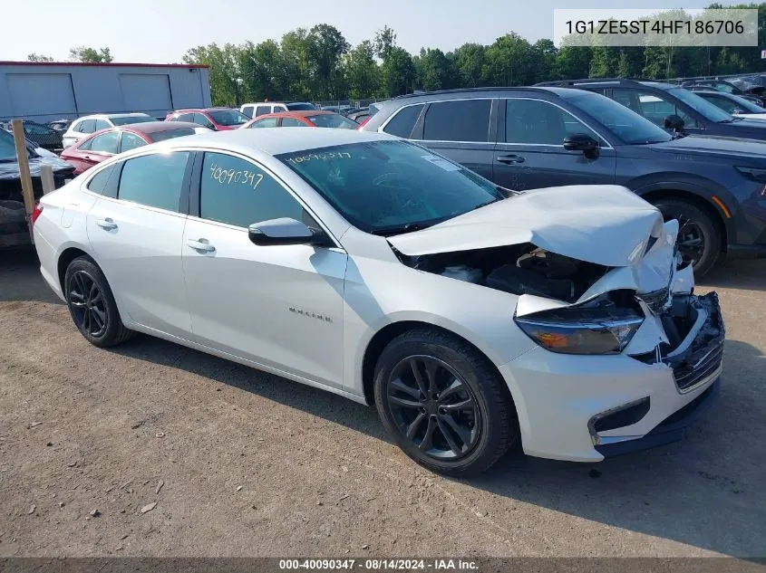 2017 Chevrolet Malibu 1Lt VIN: 1G1ZE5ST4HF186706 Lot: 40090347