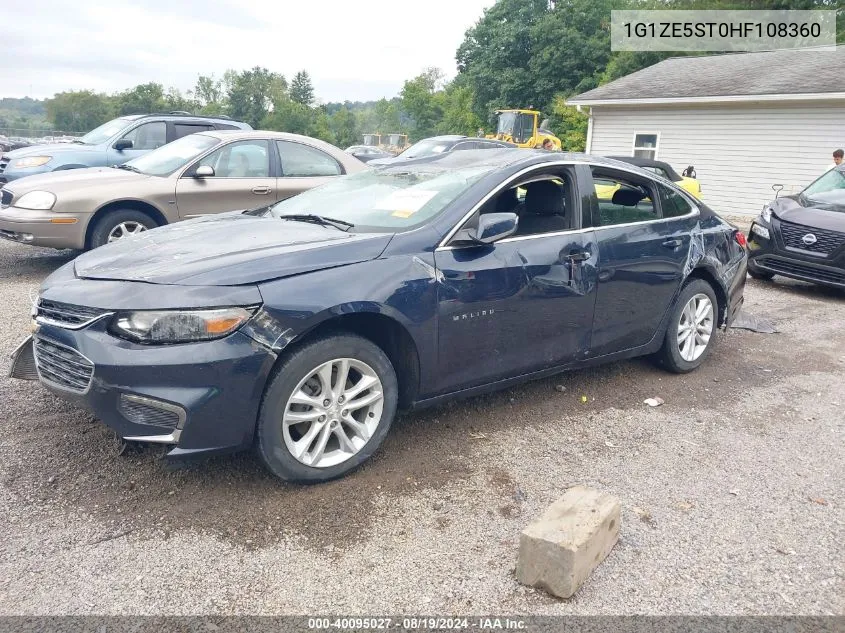 1G1ZE5ST0HF108360 2017 Chevrolet Malibu 1Lt