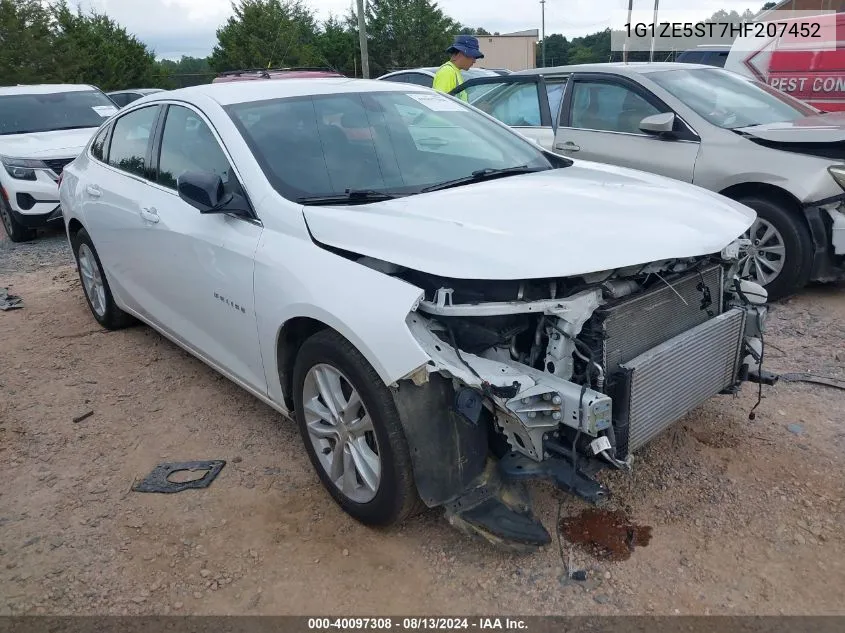 1G1ZE5ST7HF207452 2017 Chevrolet Malibu 1Lt