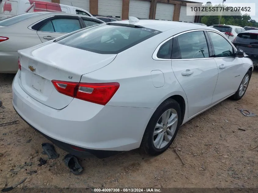 1G1ZE5ST7HF207452 2017 Chevrolet Malibu 1Lt