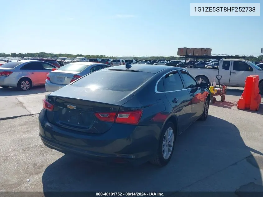 2017 Chevrolet Malibu 1Lt VIN: 1G1ZE5ST8HF252738 Lot: 40101752