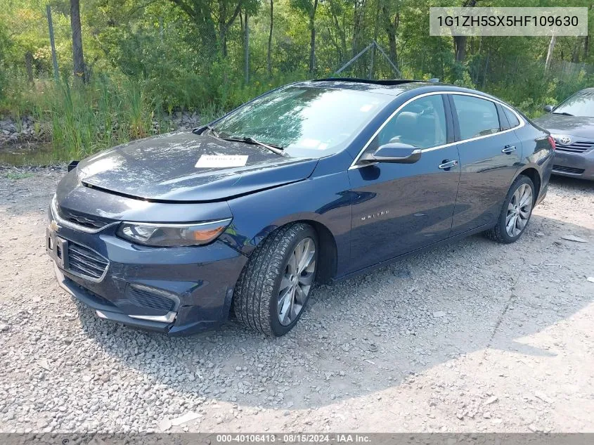 2017 Chevrolet Malibu Premier VIN: 1G1ZH5SX5HF109630 Lot: 40106413