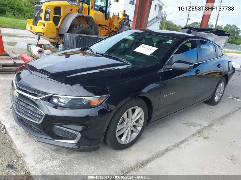 2017 Chevrolet Malibu Lt VIN: 1G1ZE5ST3HF137738 Lot: 40120743