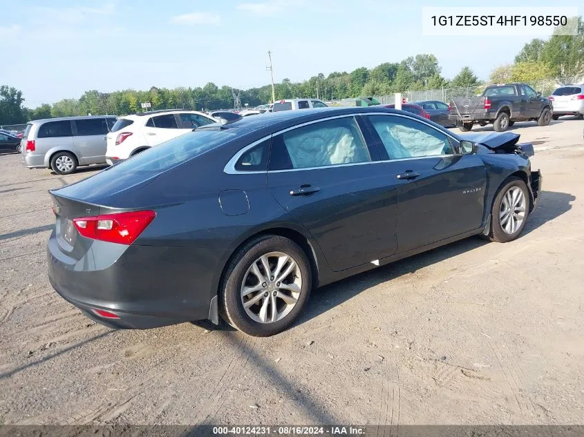 2017 Chevrolet Malibu 1Lt VIN: 1G1ZE5ST4HF198550 Lot: 40124231