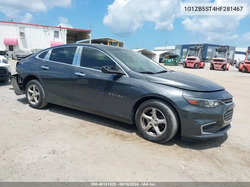 1G1ZB5ST4HF281467 2017 Chevrolet Malibu Ls