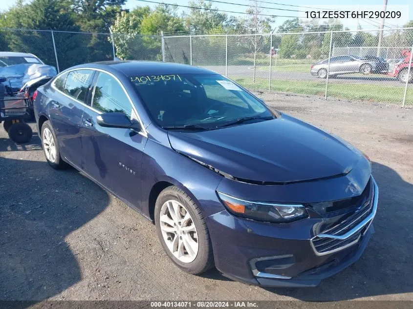 2017 Chevrolet Malibu Lt VIN: 1G1ZE5ST6HF290209 Lot: 40134071