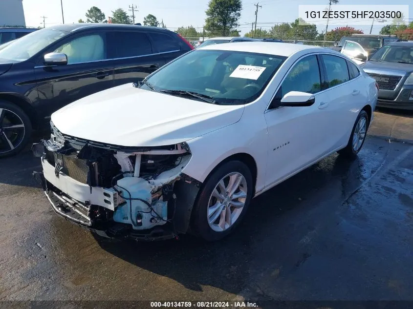 2017 Chevrolet Malibu 1Lt VIN: 1G1ZE5ST5HF203500 Lot: 40134759