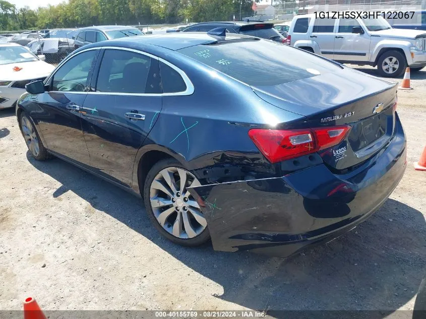 2017 Chevrolet Malibu Premier VIN: 1G1ZH5SX3HF122067 Lot: 40155769