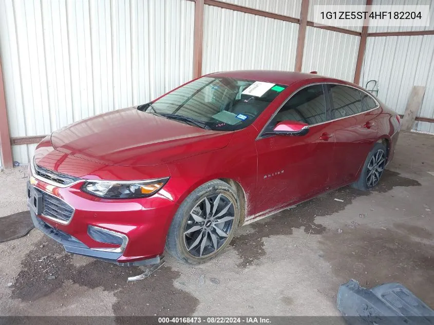 1G1ZE5ST4HF182204 2017 Chevrolet Malibu 1Lt