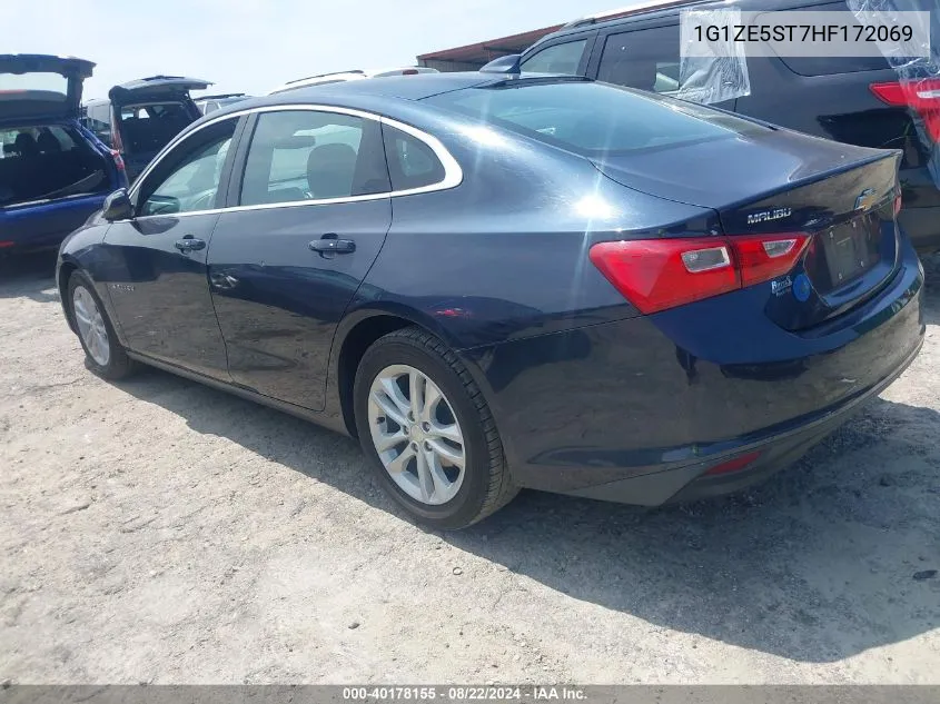 1G1ZE5ST7HF172069 2017 Chevrolet Malibu 1Lt