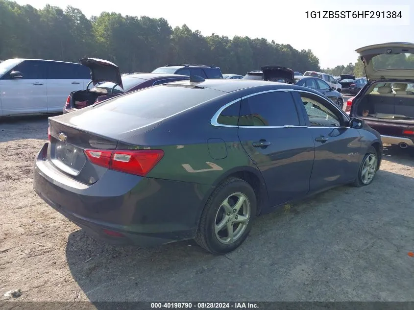 2017 Chevrolet Malibu Ls VIN: 1G1ZB5ST6HF291384 Lot: 40198790