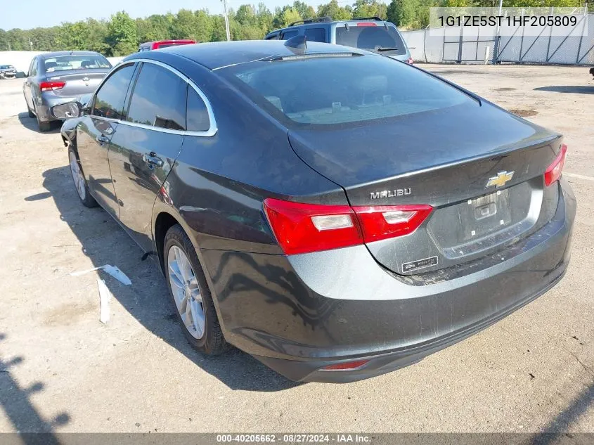 1G1ZE5ST1HF205809 2017 Chevrolet Malibu 1Lt